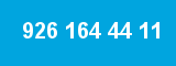 926 164 44 11 926 164 44 11